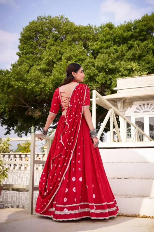Launching WMN Roop 1663 Chanderi Bandhej Print Lehenga Choli Wholesale 2026