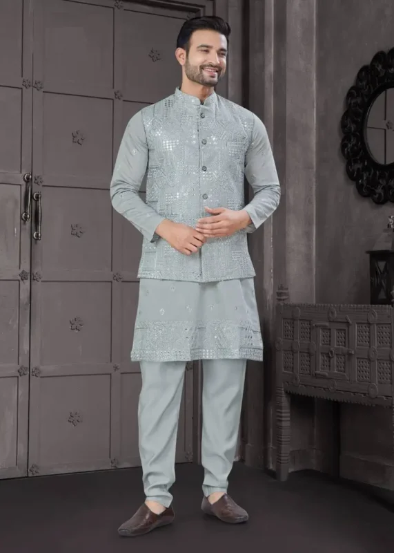 Launching Shyam Vol 45 Wedding Kurta Pajama With Koti Collection Wholesale 2026