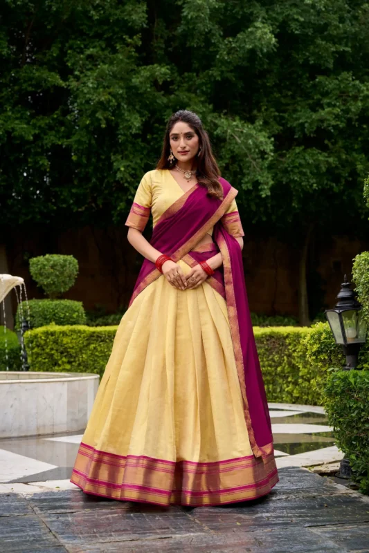 Buy WMN 2019 Kanchipuram Lehenga Choli Collection Wholesale 2026