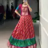 WMN 1107 Tasar Silk Lehenga Short Top Collection