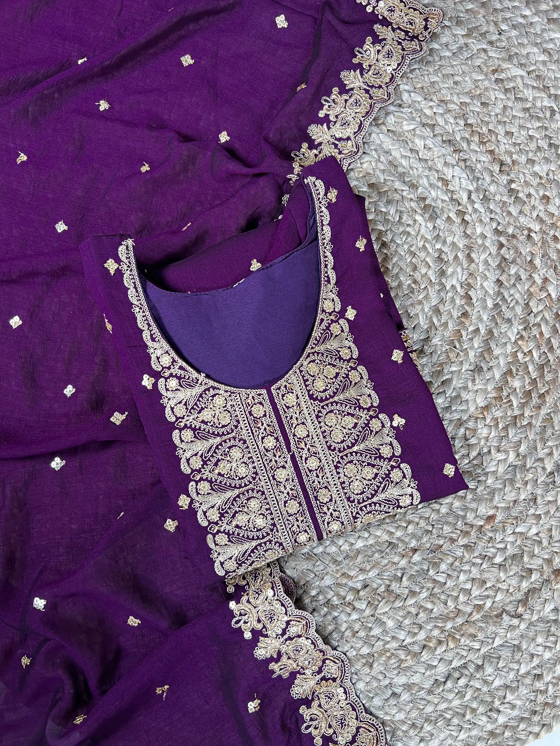 WMN 3035 Vichitra Silk Readymade Dress Collection