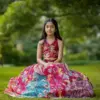 Baby 229 Heavy Natural Crep Kid Wear Lehenga Choli