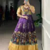 WMN 5009A Dola Silk Pichwai Printed Gown Collection