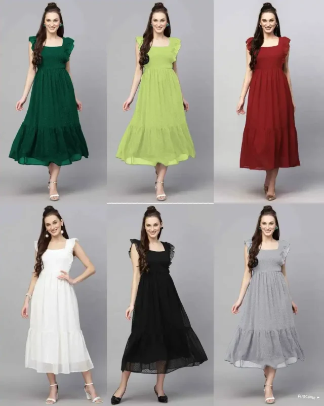 Launching SS2016 Georgette Frock Kurti Collection Below 700 Wholesale 2026