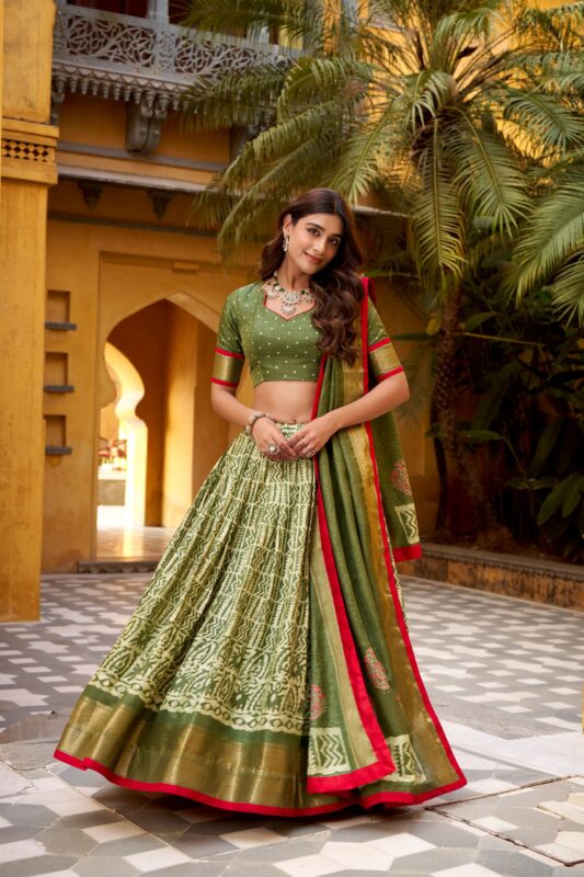 Launching WMN 1252 Dola Silk Batik Printed Lehenga Choli Wholesale 2026