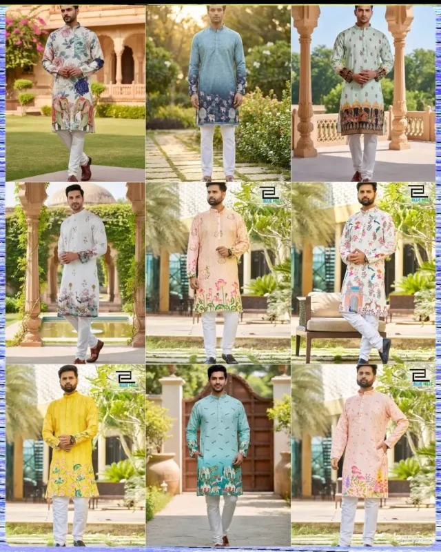 Stylish SS2016 Vol 05 Kurta Pajama For Men Wedding Design Wholesale 2026