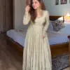 Sabina 5329 Heavy Embroidery Gown Pant Dupatta Online