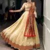 WMN 2031 Silk Paithani Lehenga Choli with Zari Weaving And Lace Border Wholesale Surat