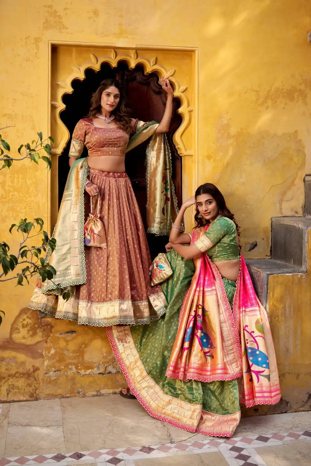 WMN 2032A Latest Paithani Lehenga Choli For Women