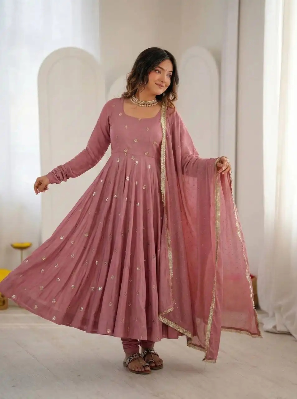 Sabina 5330 Anarkali Kurti Pant With Dupatta Wholesale