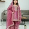Baby 244 Designer Kids Sharara Suit For Wedding Function