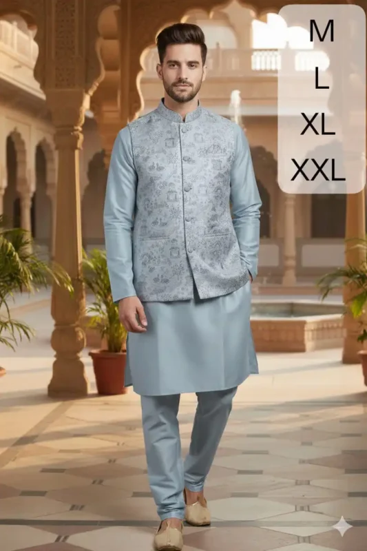 Buy Shyam Vol 88 Wedding Kurta Pajama With Koti For Men Collection Wholesale 2026