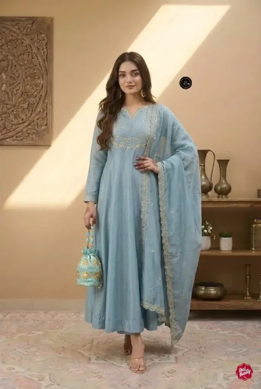 Stylish Laxmy Vol 71 Embroidery Anarkali Kurti Pant With Dupatta Collection Wholesale 2026