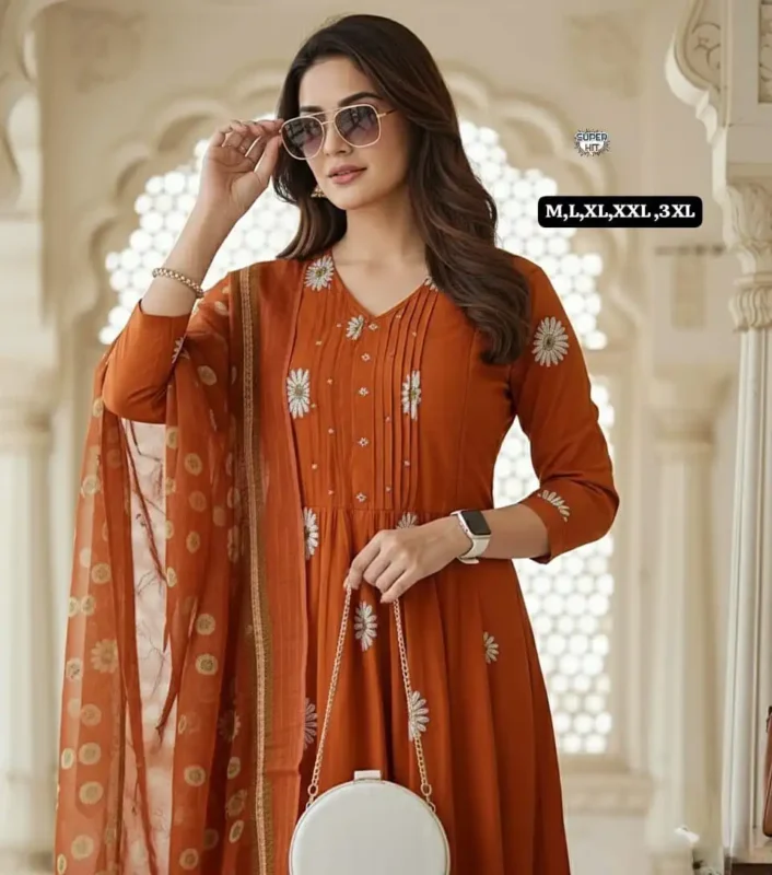 Stylish Laxmy Vol 76 Embroidery Work Kurti Pant With Dupatta Collection Wholesale 2026