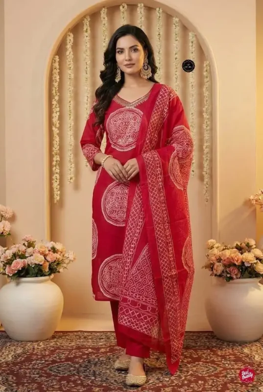 Launching Laxmy Vol 79 Cotton Printed Festival Kurti Pant With Dupatta Wholesale 2026