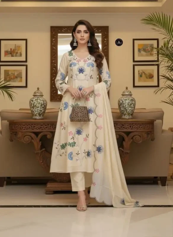 Stylish Laxmy Vol 81 Viscose Chanderi Embroidery Work Readymade Dress Wholesale 2026