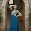 Shiv 302 Georgette Crepe Printed Dress Wholesale