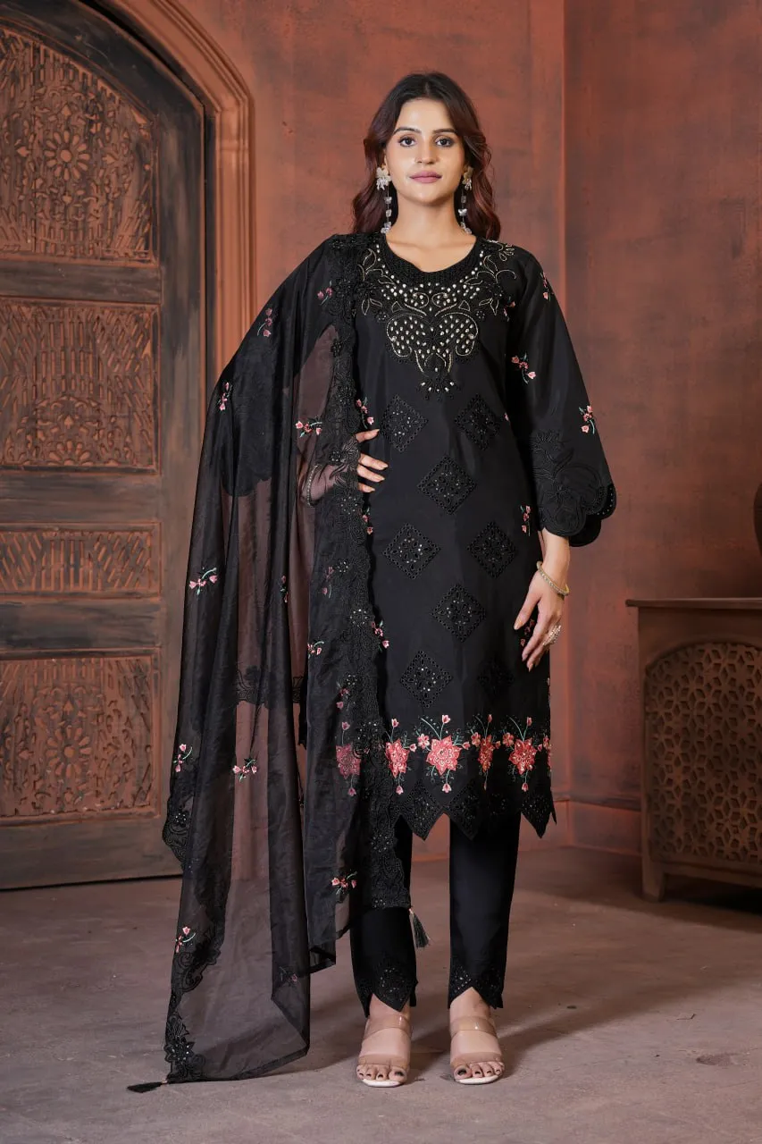 Lila Vol 126 Heavy Viscose Roman Readymade Dress Wholesale
