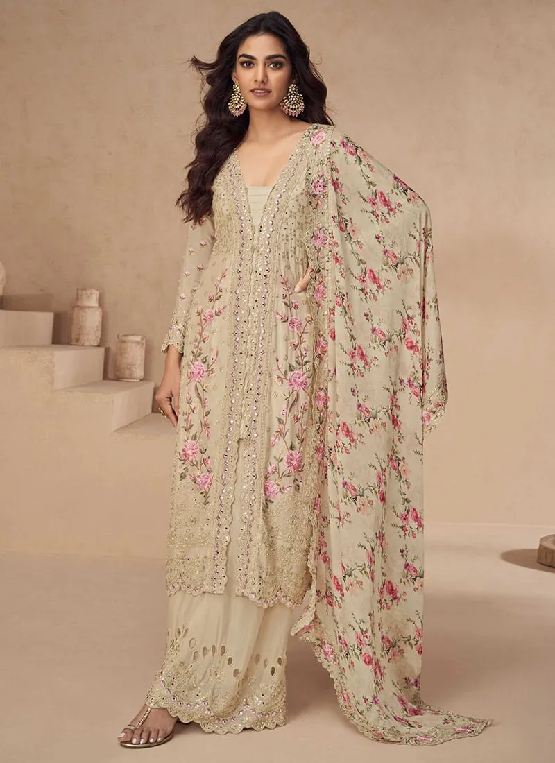Zarin 10394 Chinon Silk Readymade Dress Wholesale