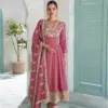 Zarin 10446 Premium Silk Embroidery Readymade Dress Wholesale