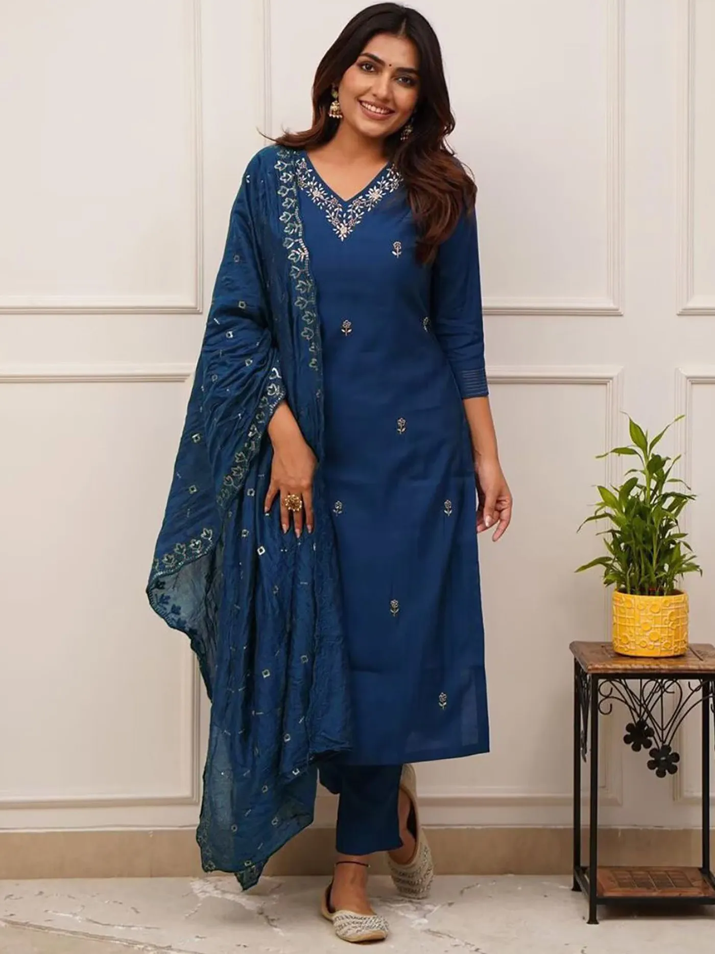 FFD Tesla Embroidery Readymade Dress Wholesale