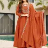 FFD 1001 Vichitra Embroidered Work Readymade Dress Wholesale