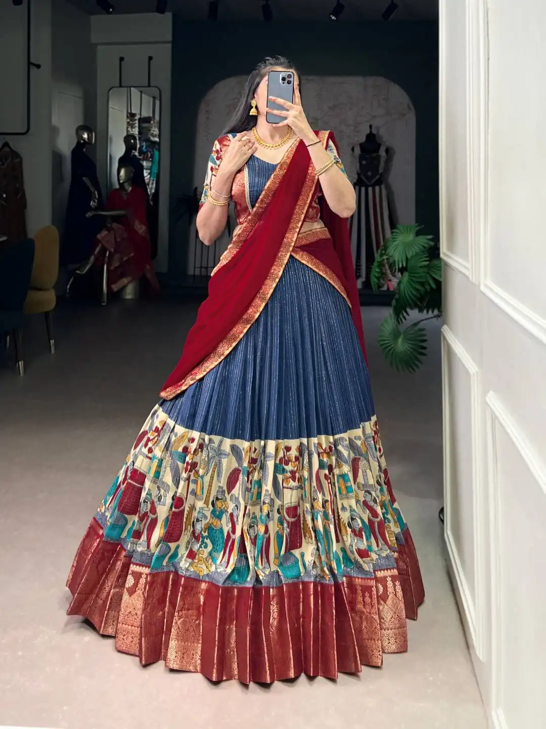 Buy WMN 1242 Nitriya Poly Chander Printed Chaniya Choli Collection Wholesale 2026