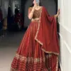 WMN 1451 Eravii Chocolate Crush Wedding Lehenga Choli