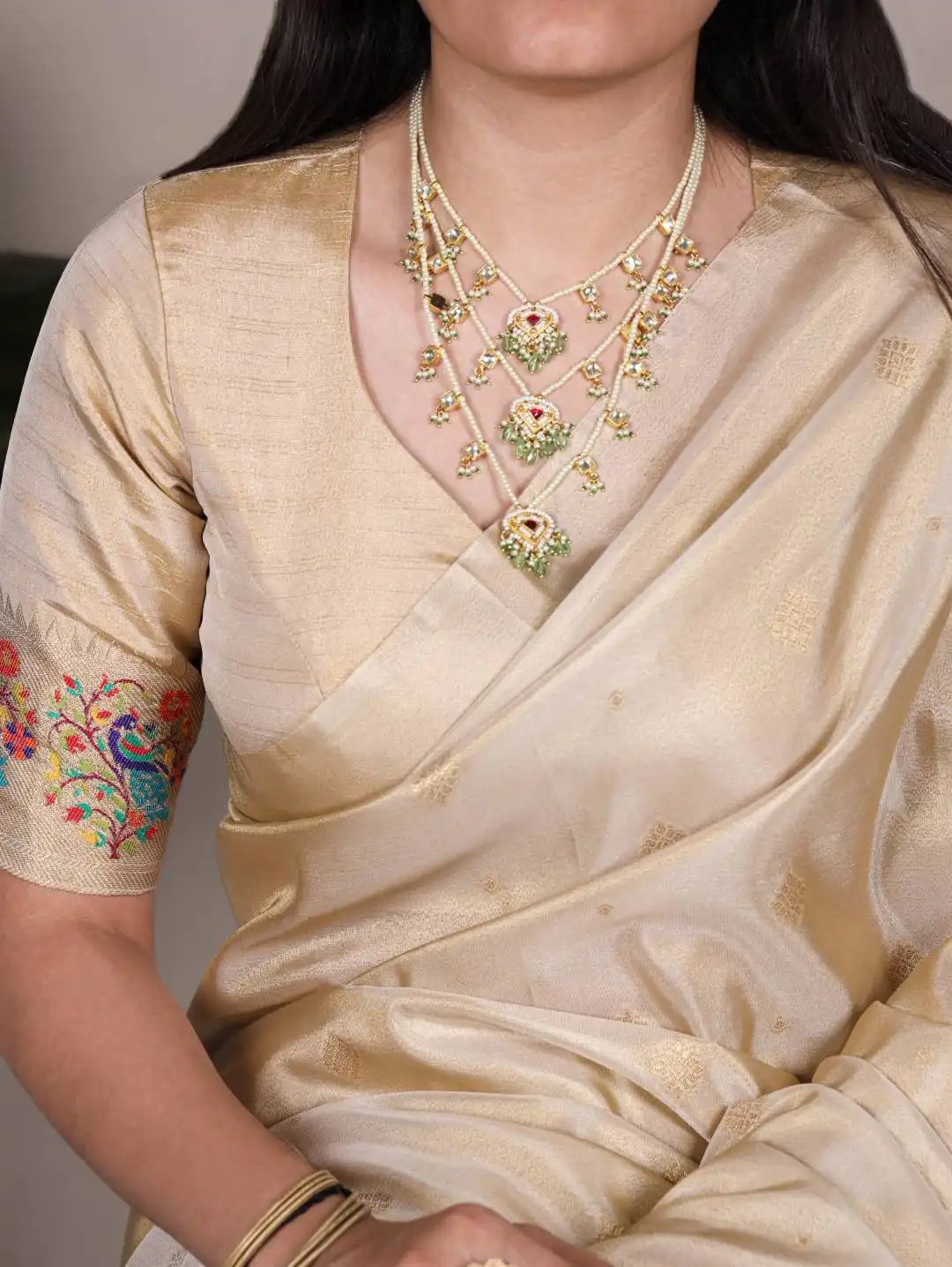 Buy WMN 7905 Tissue Paithani Saree With Zari Weaving Work Wholesale 2026