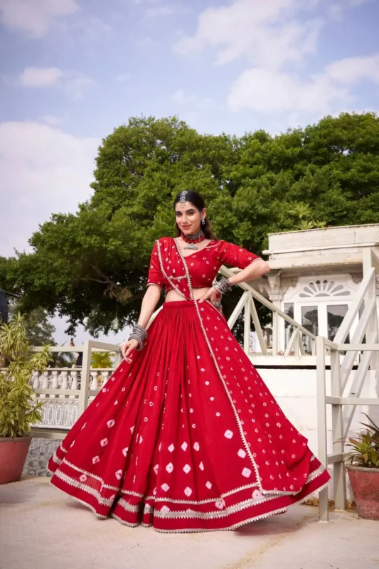 Launching WMN Roop 1663 Chanderi Bandhej Print Lehenga Choli Wholesale 2026