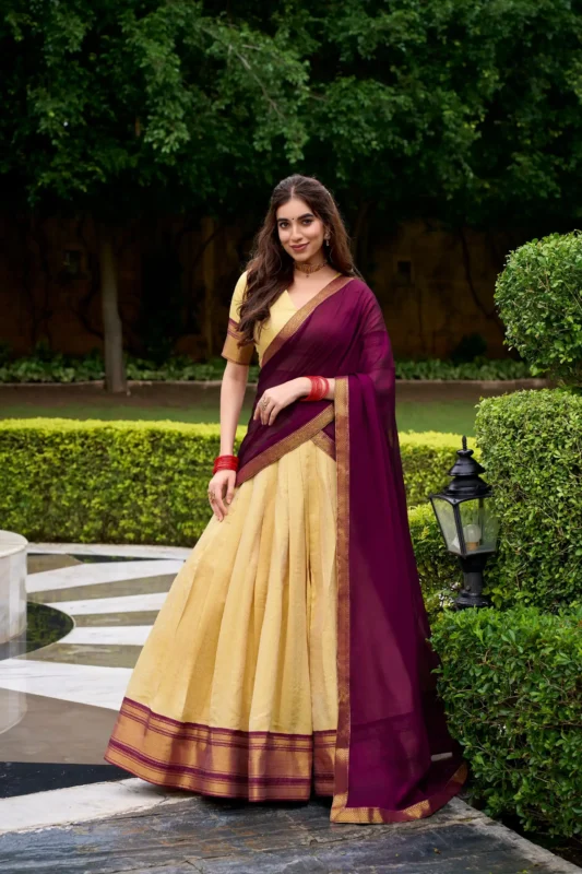 Buy WMN 2019 Kanchipuram Lehenga Choli Collection Wholesale 2026
