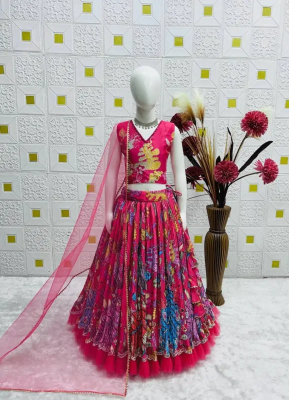 Beautiful Baby 229 Heavy Natural Crep Kid Wear Lehenga Choli Wholesale 2026