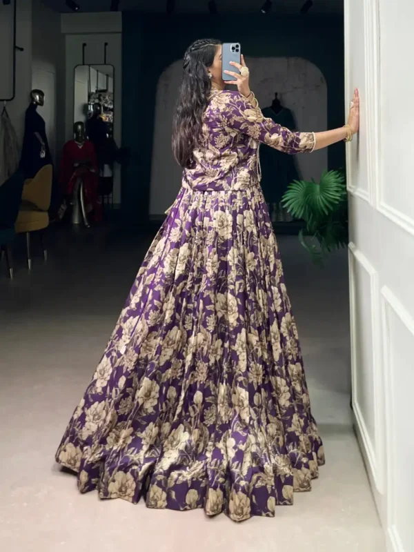 Stylish WMN 1134 Tasar Silk Floral Printed Lehenga Choli Wholesale 2026