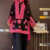 Sabina 5308 Natural Crep Silk Readymade Dress 04 Pcs Set