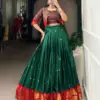 WMN 1133 Poly Cotton Festive Lehenga Choli 04 Pcs Set