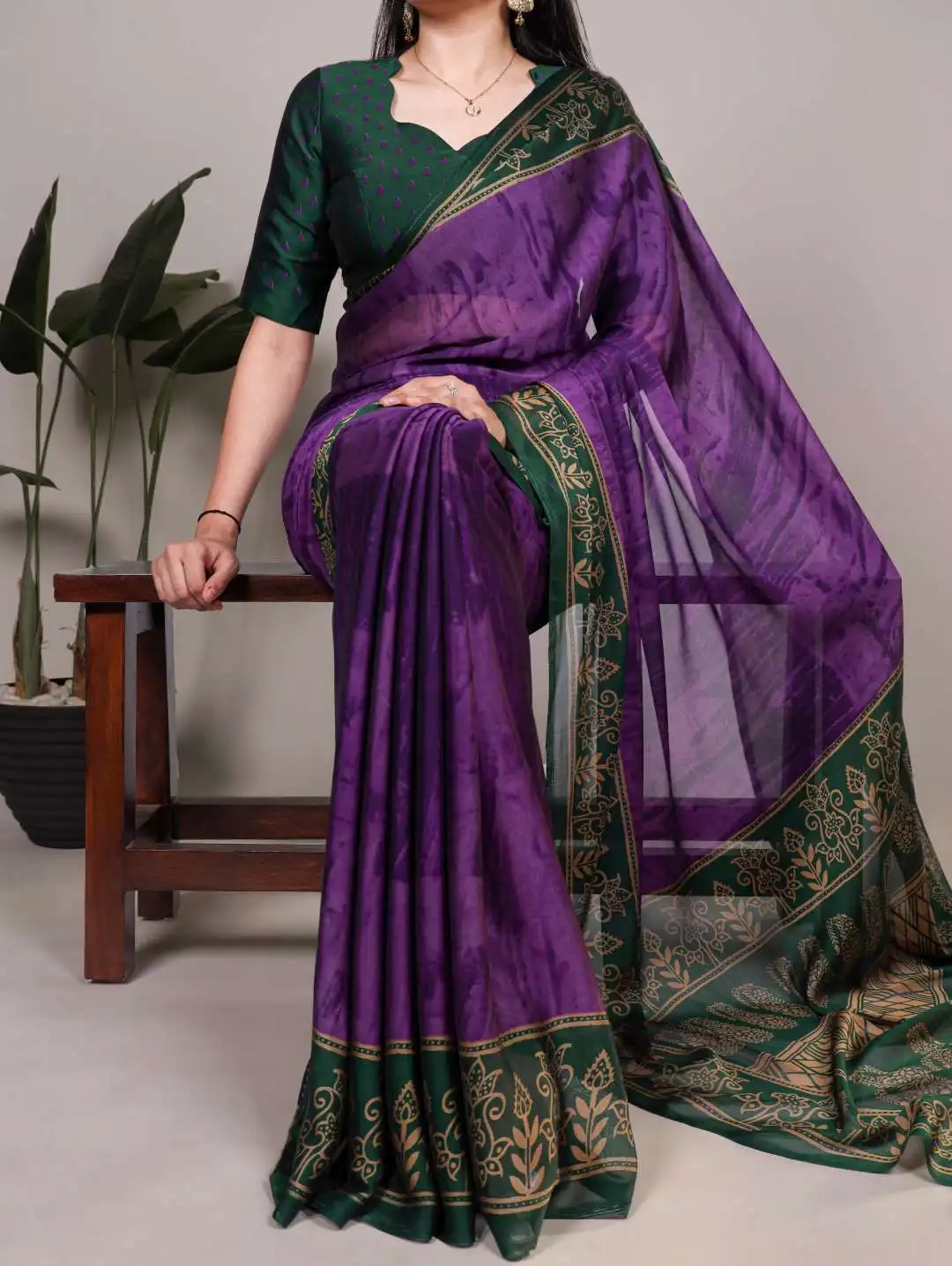 Stylish WMN 7103 Rangoli Silk Printed Saree 04 Pcs Set Wholesale 2026