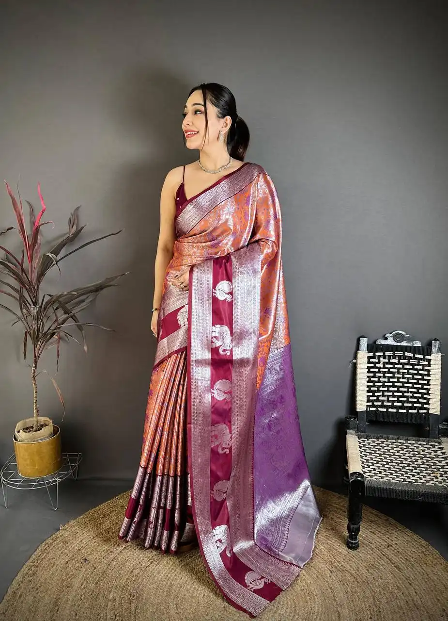 Latest Laxmi 999 Kanjivaram Silk Saree Wholesale Market Surat Wholesale 2026