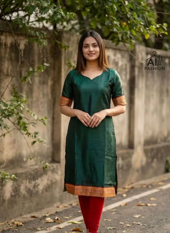Beautiful SS2016 Vol 20 Jequard Border Kurti Wholesale Market in Surat Wholesale 2026