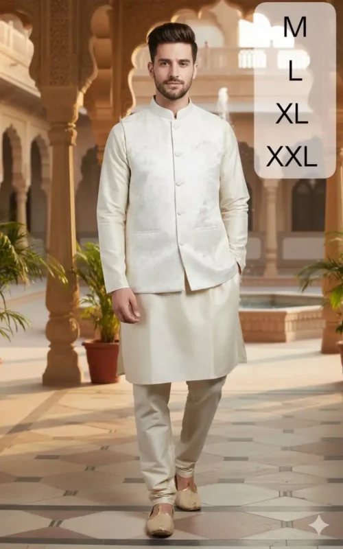 Buy Shyam Vol 88 Wedding Kurta Pajama With Koti For Men Collection Wholesale 2026