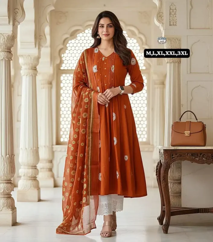 Stylish Laxmy Vol 76 Embroidery Work Kurti Pant With Dupatta Collection Wholesale 2026