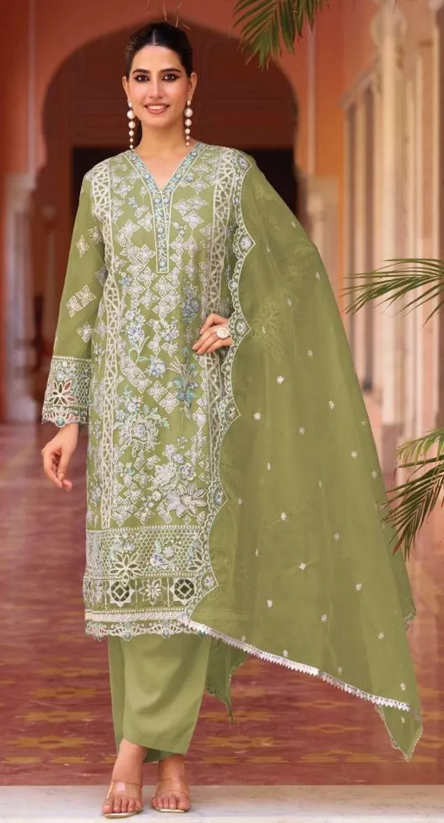 Latest Zarin Vol 190 Organza Silk Party Wear Readymade Dress Wholesale 2026