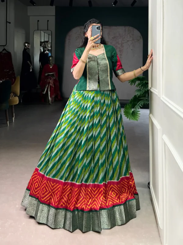 Beautiful WMN 1107 Tasar Silk Lehenga Short Top Collection Wholesale 2026