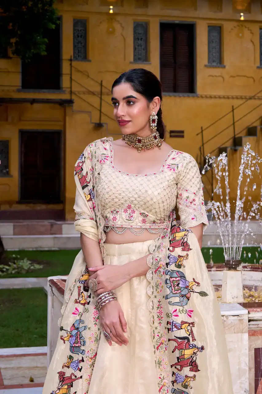 WMN 1452 Raspberry Festival Wear Lehenga Choli