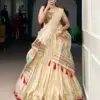 WMN 2012A Shimmer Festive Wear Lehenga Choli 03 Pcs Set