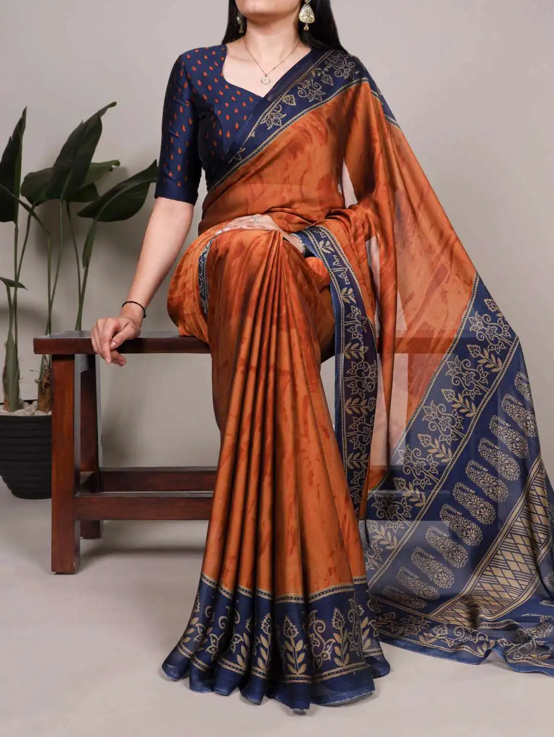 Stylish WMN 7103 Rangoli Silk Printed Saree 04 Pcs Set Wholesale 2026