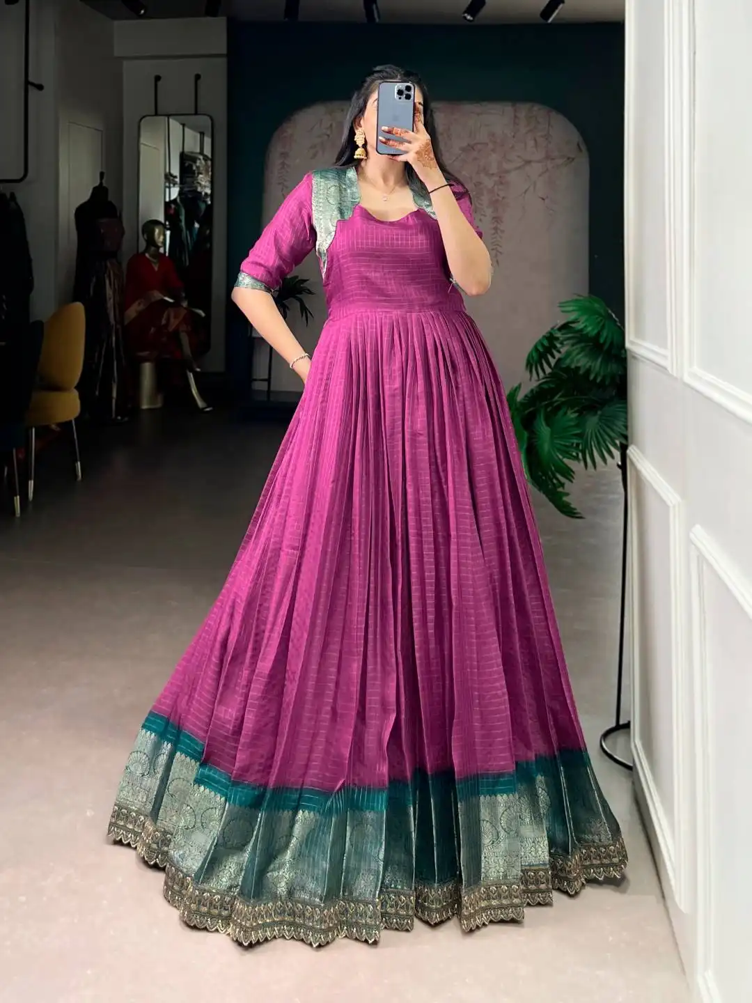 Launching WMN 5010 Ladies Gown Wholesale Market In Surat Wholesale 2026