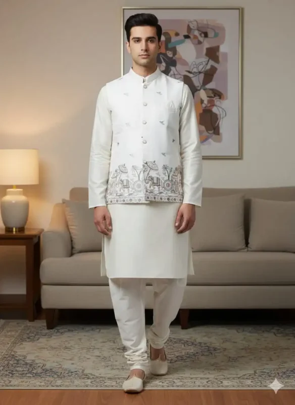 Beautiful Shyam Vol 75 Wedding Kurta Pajama With Jacket For Men Wholesale 2026