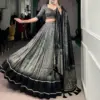 WMN 1206 Kalamkari Print Lehenga Choli in Tasar Silk