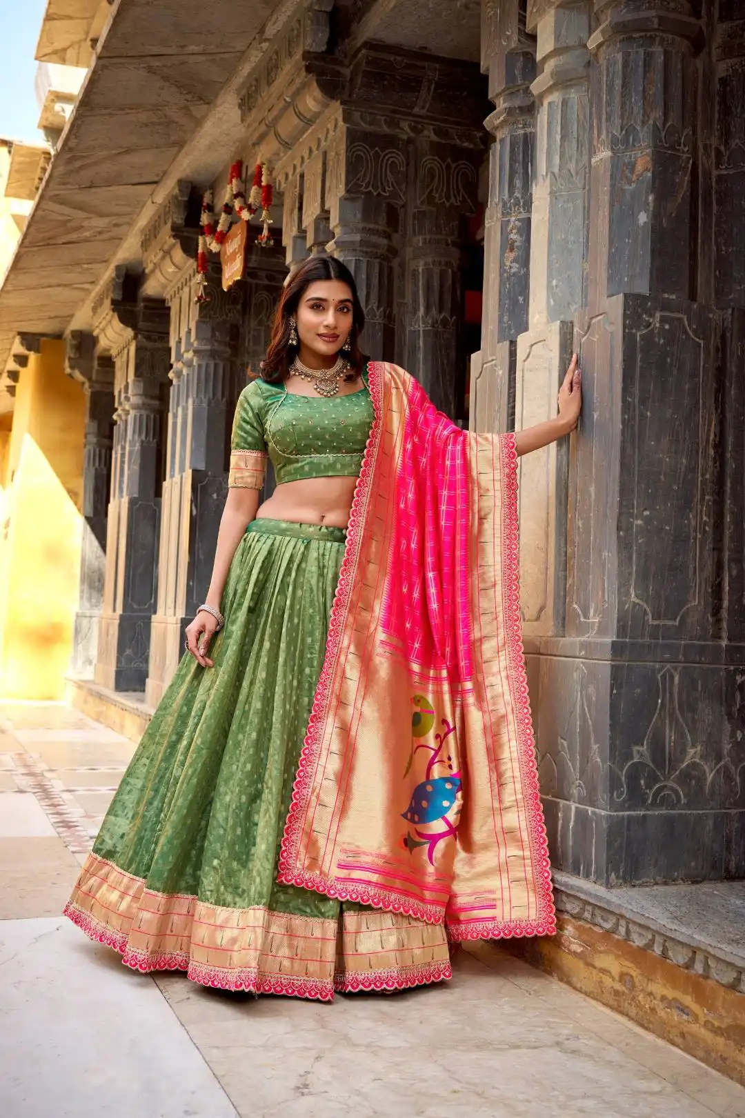 Launching WMN 2032A Latest Paithani Lehenga Choli For Women Wholesale 2026