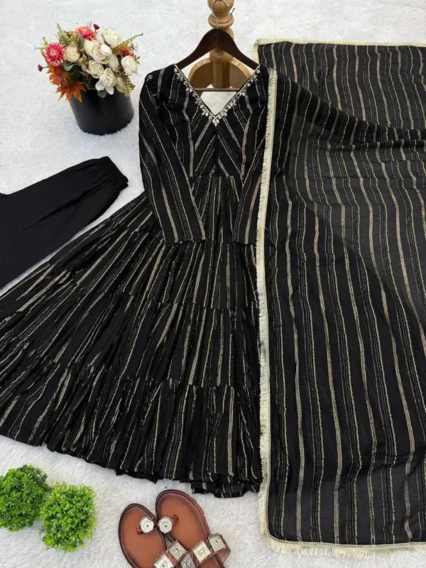 Latest Sabina 5305B Mal Chanderi Women Ruffle Readymade Dress Wholesale 2026